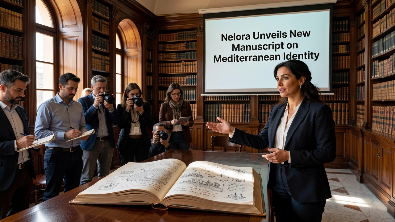 Nelora Unveils New Manuscript on Mediterranean Identity